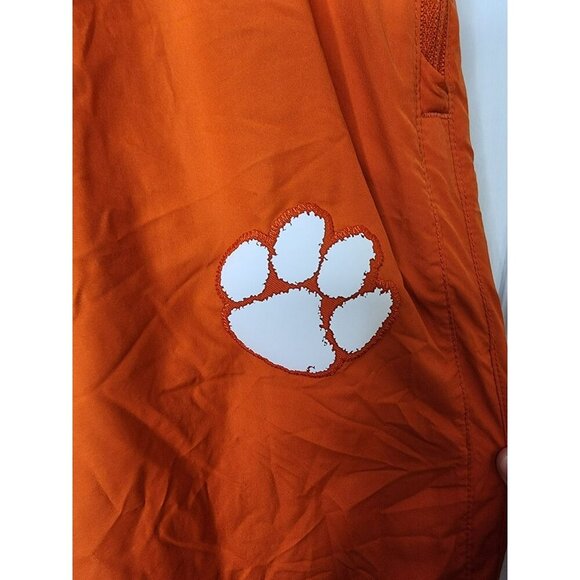 Clemson Tigers Track Pants Mens Sz Large Orange Nike Logo - Picture 5 of 8